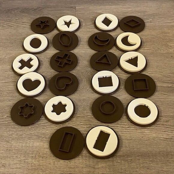Vintage Fisher-Price OREO Matchin' Middles Kids Matching Game 11 Cookies - Picture 6 of 6